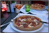 Pizza (duh!), at Pizzeria Leon d'Oro