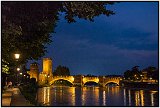 Our final evening stroll with a view of the bridge of the Castelvecchio
