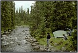 Somewhere in northern Sweden. What an idyllic spot! (1979)