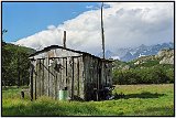 Our refuge for the night. Torres del Paine, Chile. (1987)