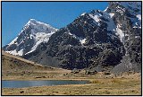 Hiking near Mount Ausangate