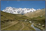 Hiking near Mount Ausangate