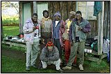 Boni (standing in center) and some of his colleagues.