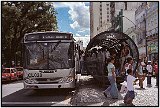 Curitiba, Brazil. You enter and exit the busses like in a subway! 2005.