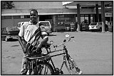 My "cabbie" in Kisumu, Kenya 2000