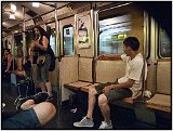 A little entertainment on the subte in Buenos Aires 2014